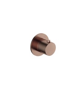 Hotbath Cobber Bateria natryskowa podtynkowa z termostatem - element zewnętrzny Brushed Copper PVD CB7001V.BCP