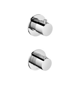 Hotbath Cobber Bateria natryskowa termostatyczna podtynkowa 2-drożna - element zewnętrzny Chrome CB7009.CR