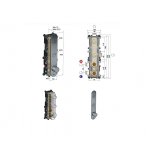Hotbath Cobber Bateria termostatyczna dwudrożna podtynkowa z przyciskiem Brushed nickel PB066.GN