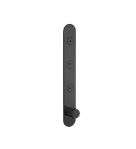 Hotbath Cobber Bateria termostatyczna 3-drożna podtynkowa z przyciskiem element zewnętrzny Matt Black PVD PB050.MBP