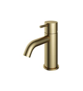 Hotbath Cobber Bateria umywalkowa jednouchwytowa Brushed Brass CB003C.BB