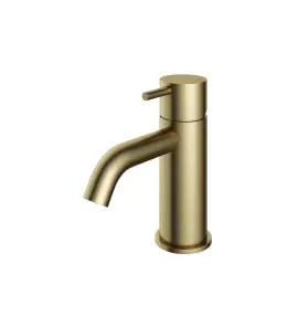 Hotbath Cobber Bateria umywalkowa jednouchwytowa Brushed Brass CB003C.BB