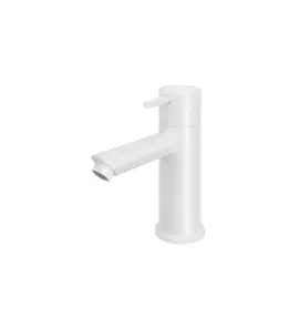 Hotbath Cobber Bateria umywalkowa jednouchwytowa Matt White CB003S.WH