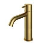 Hotbath Cobber Bateria umywalkowa jednouchwytowa Brushed Brass PVD CB003MC.BBP