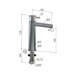 Hotbath Cobber Bateria umywalkowa jednouchwytowa Chrome CB003MS.CR