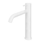 Hotbath Cobber Bateria umywalkowa jednouchwytowa wysoka Matt White CB003HC.WH