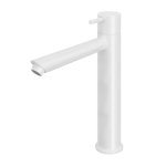 Hotbath Cobber Bateria umywalkowa jednouchwytowa wysoka Matt White CB003HS.WH
