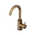 Hotbath Cobber Bateria umywalkowa z obrotową wylewką Aged Brass CB004.AB