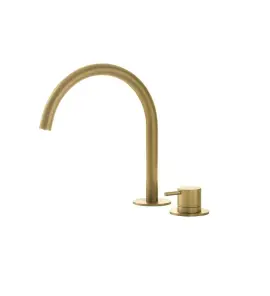 Hotbath Cobber Bateria umywalkowa 2-otworowa Brushed Brass PVD CB023.BBP