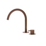 Hotbath Cobber Bateria umywalkowa 2-otworowa Brushed Copper PVD CB023.BCP