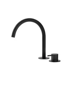 Hotbath Cobber Bateria umywalkowa 2-otworowa Matt Black PVD CB023.MBP