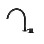 Hotbath Cobber Bateria umywalkowa 2-otworowa Matt Black PVD CB023.MBP