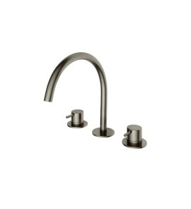 Hotbath Cobber Bateria umywalkowa 3-otworowa Aged Iron CB033.AI