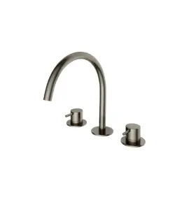 Hotbath Cobber Bateria umywalkowa 3-otworowa Aged Iron CB033.AI