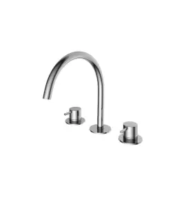 Hotbath Cobber Bateria umywalkowa 3-otworowa Chrome CB033.CR