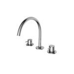 Hotbath Cobber Bateria umywalkowa 3-otworowa Chrome CB033.CR