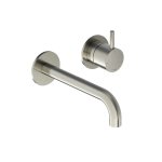 Hotbath Cobber Bateria umywalkowa podtynkowa 180 mm - element zewnętrzny Brushed Nickel CB105-18.GN