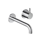 Hotbath Cobber Bateria umywalkowa podtynkowa 250 mm - element zewnętrzny Chrom CB105-25.CR