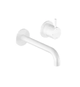 Hotbath Cobber Bateria umywalkowa podtynkowa 250 mm - element zewnętrzny Matt White CB105-25.WH