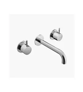 Hotbath Cobber Bateria umywalkowa podtynkowa 180 mm - element zewnętrzny Chrome CB105T-18.CR