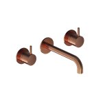 Hotbath Cobber Bateria umywalkowa podtynkowa 180 mm - element zewnętrzny Brushed Copper PVD CB105T-18.BCP