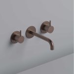 Hotbath Cobber Bateria umywalkowa podtynkowa 180 mm - element zewnętrzny Brushed Copper PVD CB105T-18.BCP