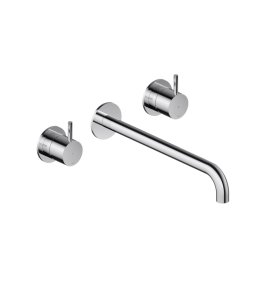 Hotbath Cobber Bateria umywalkowa podtynkowa 250 mm - element zewnętrzny Chrome CB105T-25.CR