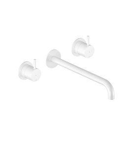 Hotbath Cobber Bateria umywalkowa podtynkowa 250 mm - element zewnętrzny Matt White CB105T-25.WH