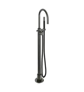 Hotbath Cobber Bateria wannowa z zestawem prysznicowym wolnostojąca Aged Iron CB187.AI