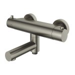Hotbath Cobber Bateria wannowo-natryskowa ścienna Brushed Nickel B020.GN