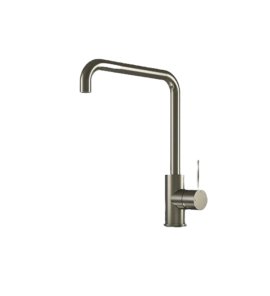 Hotbath Cobber Bateria zlewozmywakowa jednouchwytowa Brushed Nickel CB041.GN