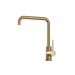 Hotbath Cobber Bateria zlewozmywakowa jednouchwytowa Brushed Brass CB041.BB