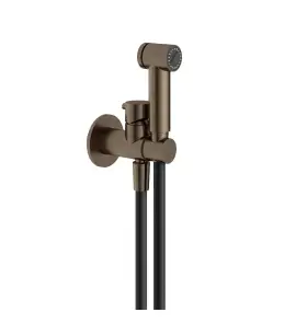 Hotbath Cobber Bidetka z uchwytem ściennym i zaworem - element zewnętrzny Aged Brass KHDS3.AB