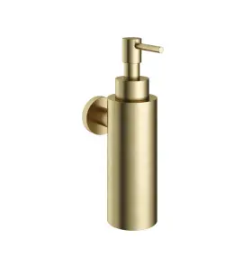 Hotbath Cobber Dozownik do mydła w płynie ścienny Brushed Brass CBA09.BB
