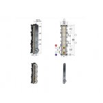 Hotbath Cobber Element podtynkowy baterii termostatycznej 3-drożnej HBPB050