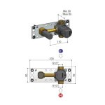 Hotbath Cobber Element podtynkowy baterii wannowej HBCB105