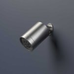 Hotbath Cobber Głowica prysznicowa ścienna 1-strumieniowa Brushed Nickel M471.GN