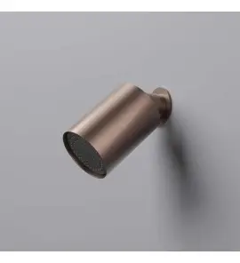 Hotbath Cobber Głowica prysznicowa ścienna 1-strumieniowa Brushed Copper PVD M471.BCP