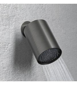 Hotbath Cobber Głowica prysznicowa ścienna 1-strumieniowa Matt Black PVD M471.MBP