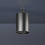 Hotbath Cobber Głowica prysznicowa sufitowa 1-strumieniowa Brushed Nickel M472.GN