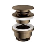 Hotbath Cobber Korek umywalkowy typu klik klak Aged Brass P710.AB