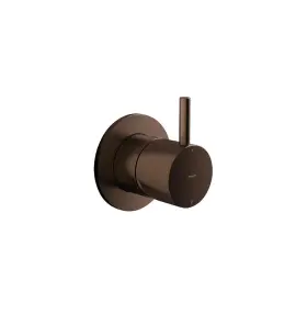 Hotbath Cobber Mieszacz podtynkowy 2-drożny z funkcją odcinającą - element zewnętrzny Aged Brass CB111.AB