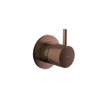 Hotbath Cobber Mieszacz podtynkowy 2-drożny z funkcją odcinającą - element zewnętrzny Brushed Copper PVD CB111.BCP