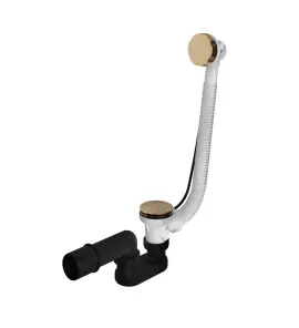 Hotbath Cobber Odpływ wannowy z przelewem Aged Brass P032.AB