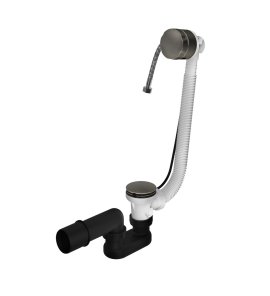 Hotbath Cobber Odpływ wannowy z przelewem i systemem napełniania przez przelew Aged Iron P033.AI