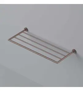 Hotbath Cobber Półka łazienkowa na ręczniki Brushed Copper PVD CBA25.BCP