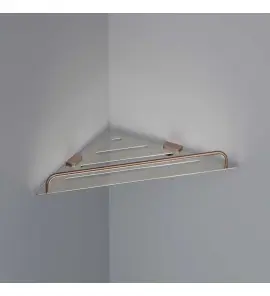 Hotbath Cobber Półka prysznicowa narożna Brushed Copper PVD CBA22.BCP