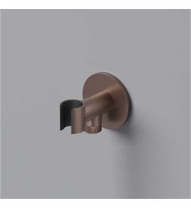 Hotbath Cobber Uchwyt na słuchawkę prysznicową z przyłączem Brushed Copper PVD M515.BCP