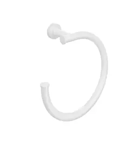 Hotbath Cobber Wieszak na ręcznik owalny Matt White CBA08.WH