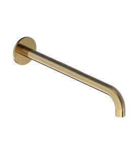 Hotbath Cobber Wylewka ścienna 300 mm Brushed Brass CB095-30.BB